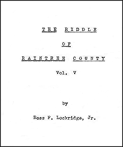 Raintree County Vol 5 Cover